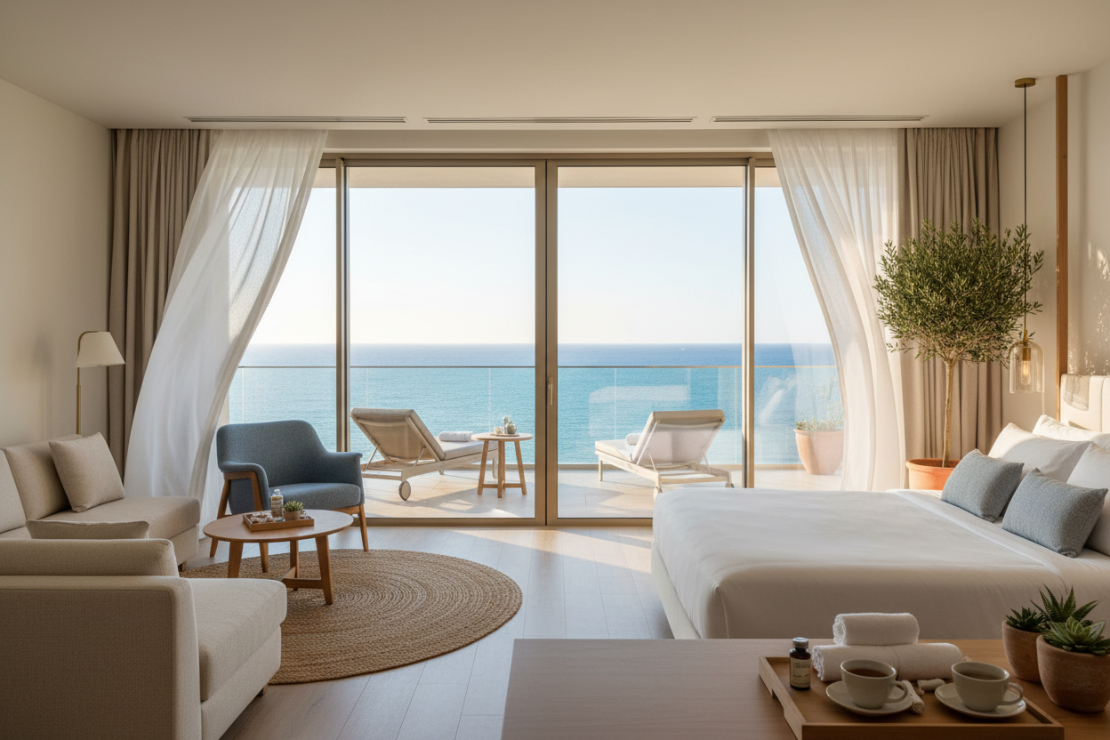 sea view room upgrade  