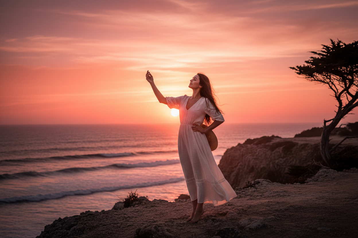 Sunset Photoshoot for women